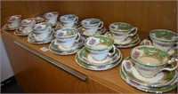 Collection of Foley china trios, 'Montrose'