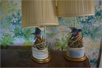 Set of Bird Lamps