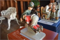 Norman Rockwell Figurines-"Tackled" w/box