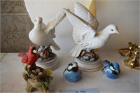 5 Decorative Birds