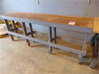 604 (2) radial arm saw workbenches