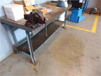 711 metal workbench and vise