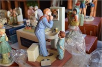 Norman Rockwell Figurines w/box