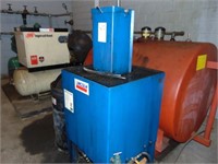 802 Lincoln pneumatic oil filter crushing machine