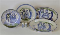 Collection Of M A Hadley Pottery