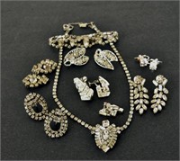 Collection Of Rhinestone Jewelry