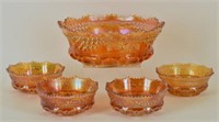 Northwood Grape And Cable Marigold Berry Bowl Set