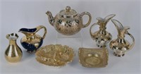 Collection Of 24k Gold Drip Ware