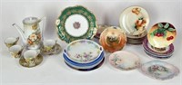 Collection Of Hand Painted Dishes