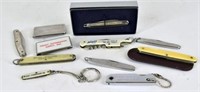 Collection Of Advertising Pocket Knives