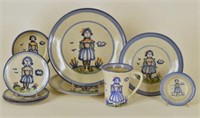 Collection Of M A Hadley Farmers Wife Pottery