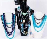 Jewelry Blue Costume Necklaces, Bracelets & Ring