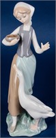 Retired Lladro Figurine Girl w/ Duck 1052