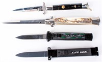 Lot Stiletto Spring Knives Knife Switchblade