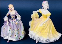 2 Royal Doulton Figurines Ninette & Nicola
