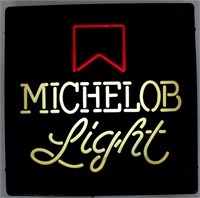 Advertising Illuminated Sign "Michelob Light" Beer