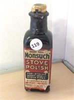 Vintage Stove Polish Bottle