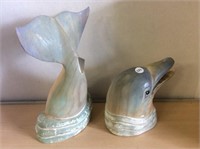 Large Dolphin Book Ends