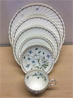 Foley "periwinkle" 6pc Place Setting