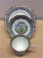 Royal Albert "silver Birch" 3pc Set