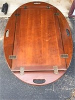 Antique Statton Mahogany Butler's tray table