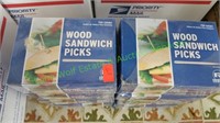 Wood Sandwich Toothpicks