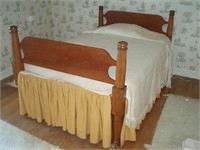 Maine antique rope bed