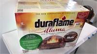 Duraflame Illuma fireplace log set. New inbox