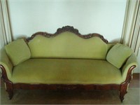 Antique light green Victorian Sofa