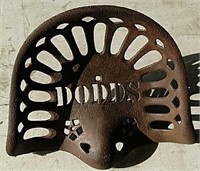 Dodds cast-iron seat