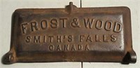 Frost & wood cast iron toolbox cover