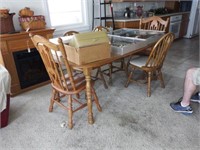 Lot #88 Contemporary Oak Amish style dining