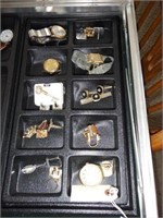 Lot #84 Tray lot to include; men’s cuff link