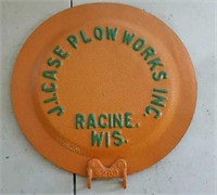 J.I.Case Plow Works Inc. Tin Planter cover