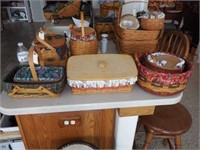 Lot #62 (5) Longaberger baskets to include;