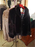Lot #25 Benjamins ladies fur coat, and a Arthurs