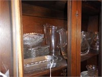 Lot #46 Contents of china cabinet to include;