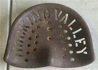 Hocking Valley cast iron seat