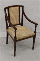 Italian Arm Chair w/ inlay 38"