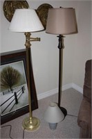 2 Floor Lamps 60H & 1 Table Lamp