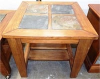 Coffee & End Tables with Slate Tops