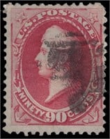 US stamp #155 Used Fine and attractive 90c CV $325