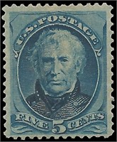 US stamp #185 Mint H VF CV $450