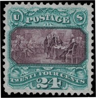 US stamp #130 Unused NG VF+ Sound PF cert CV $900