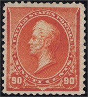 US stamp #229 Mint LH VF/XF Weiss cert CV $475