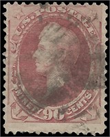 US stamp #191 Used Fine with perf faults CV $360