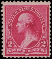 US stamp #220c Mint LH F/VF Weiss cert CV $650