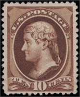 US stamp #209 Mint OG F/VF CV $160