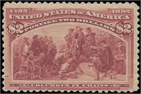 US stamp #242 Mint LH F/VF Good Color CV $1150