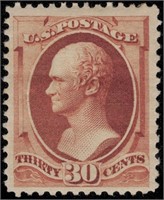 US stamp #217 Mint OG VF/XF Weiss cert CV $250